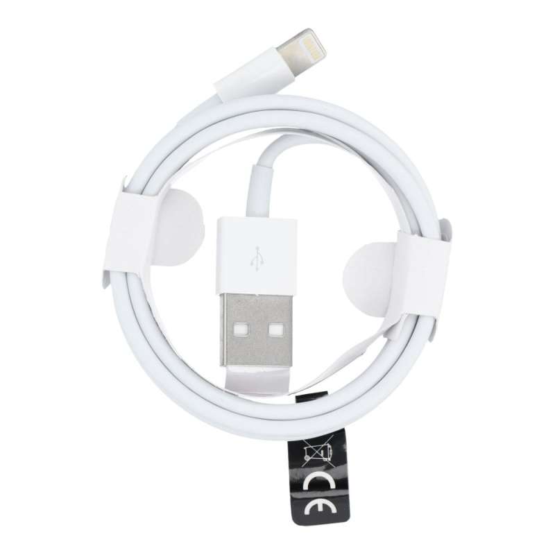 SPOTT-GR Απλό Καλώδιο Φόρτισης USB-A σε Lightning HD5 1m - Άσπρο