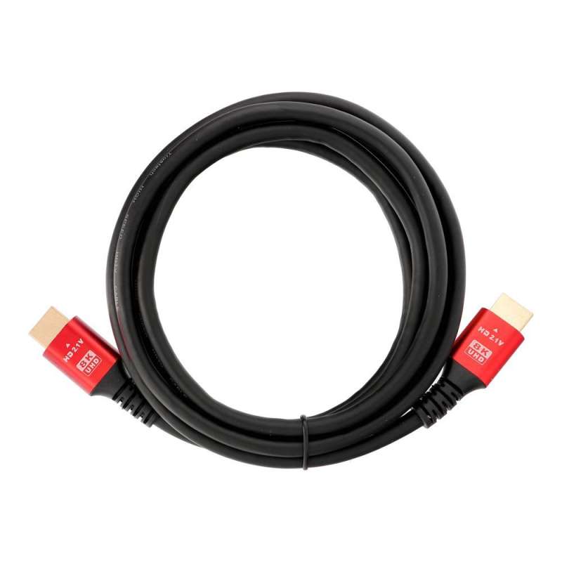 SPOTT-GR Καλώδιο HDMI σε HDMI - Πρότυπο v2.1 με Υποστήριξη 8K 60Hz / 4K 120Hz – HDR, eARC, VRR, 48Gbps 2m σε Μαύρο Χρώμα
