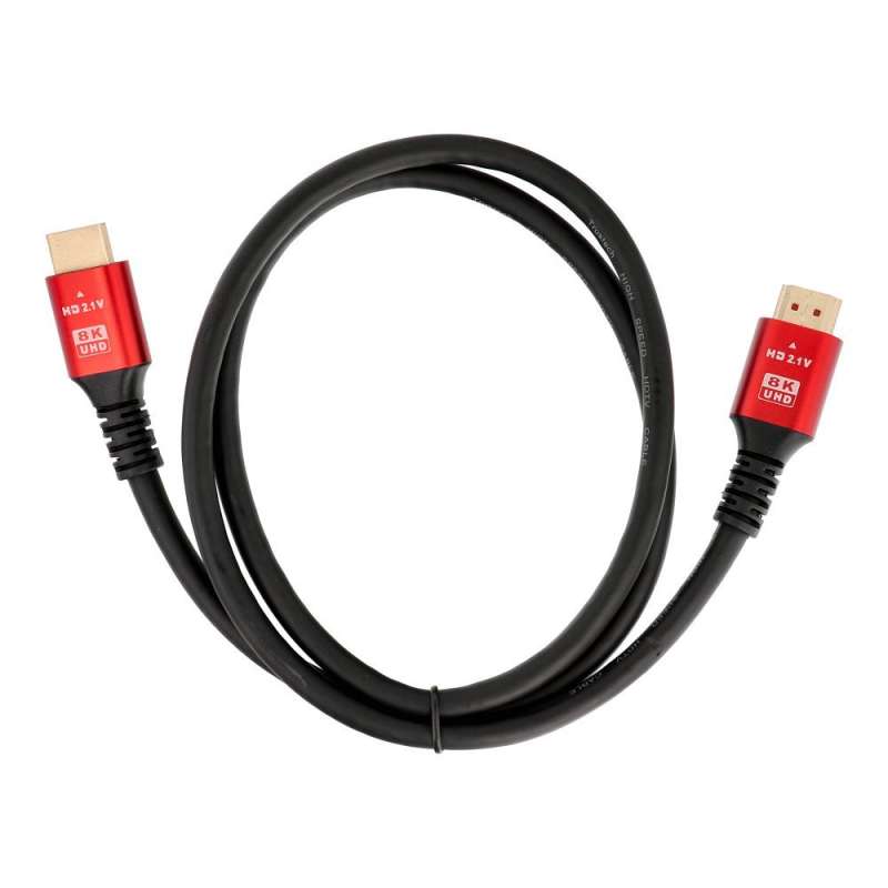 SPOTT-GR Καλώδιο HDMI σε HDMI - Πρότυπο v2.1 με Υποστήριξη 8K 60Hz / 4K 120Hz – HDR, eARC, VRR, 48Gbps 3m σε Μαύρο Χρώμα