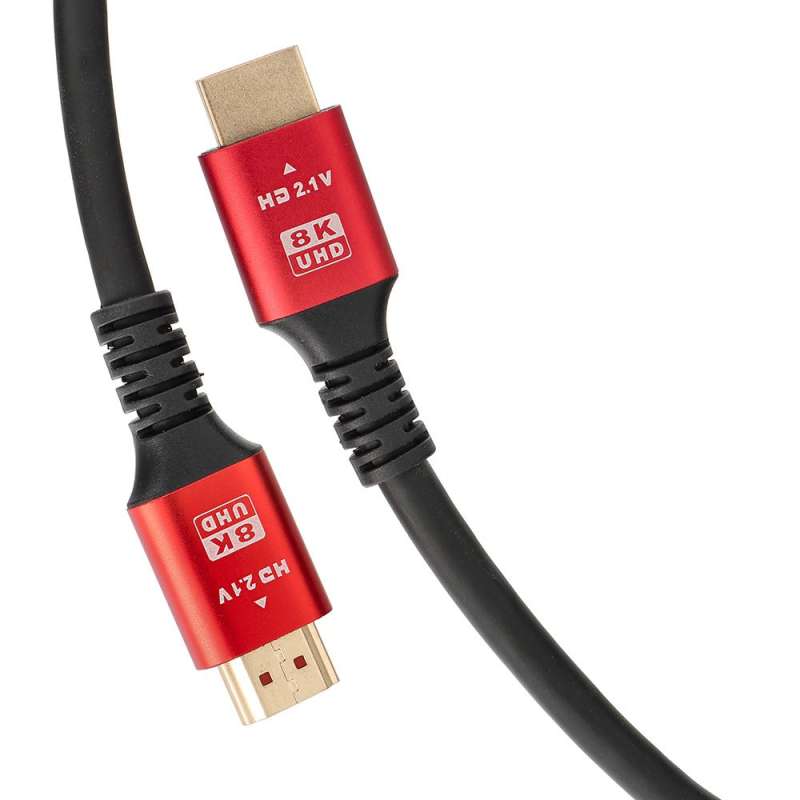 SPOTT-GR Καλώδιο HDMI σε HDMI - Πρότυπο v2.1 με Υποστήριξη 8K 60Hz / 4K 120Hz – HDR, eARC, VRR, 48Gbps 3m σε Μαύρο Χρώμα
