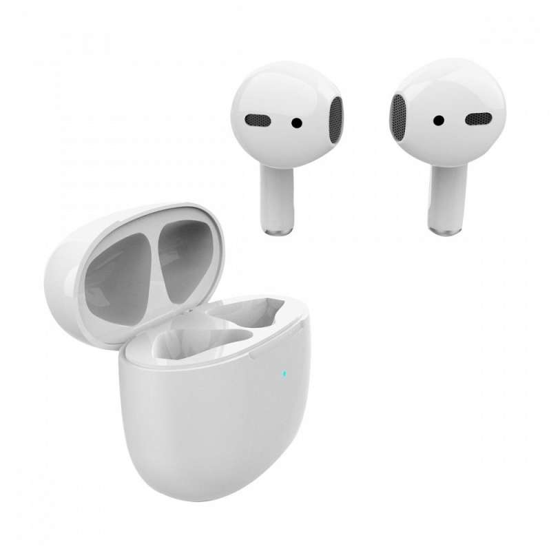 SPOTT-GR Art AP-TW-B1 - In-Ear Ασύρματα Bluetooth Ακουστικά με Θήκη Φόρτισης (Με Υποδοχή Lighting) - Άσπρη