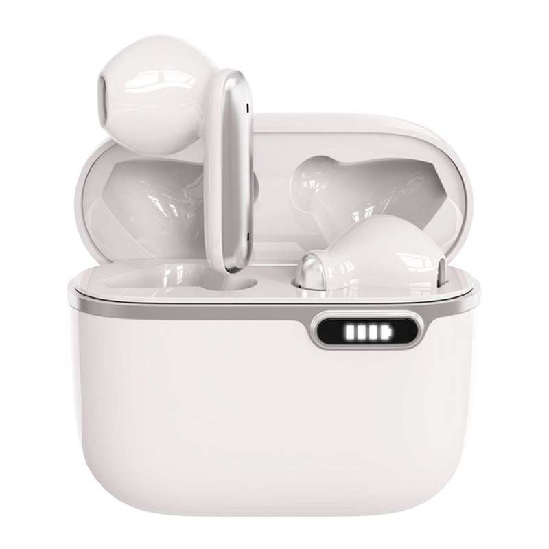 SPOTT-GR Art AP-TW-B4W - In-Ear Ασύρματα Bluetooth Ακουστικά με Θήκη Φόρτισης - Άσπρα