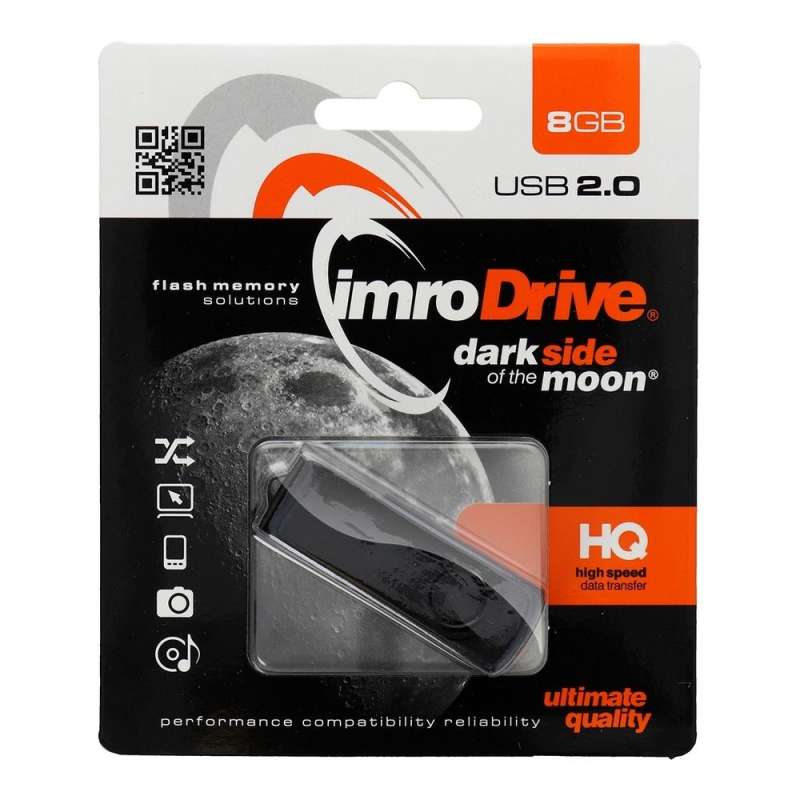 SPOTT-GR IMRO Axis - USB Stick 8GB USB2.0 σε Μαύρο Χρώμα