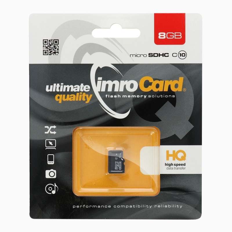 SPOTT-GR IMRO microSD - Κάρτα Μνήμης 8GB 100MB/s Class 10 UHS-I