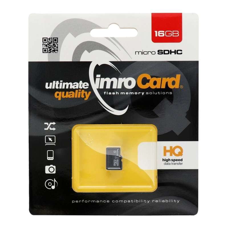 SPOTT-GR IMRO microSD - Κάρτα Μνήμης 16GB 100MB/s Class 10 UHS-I