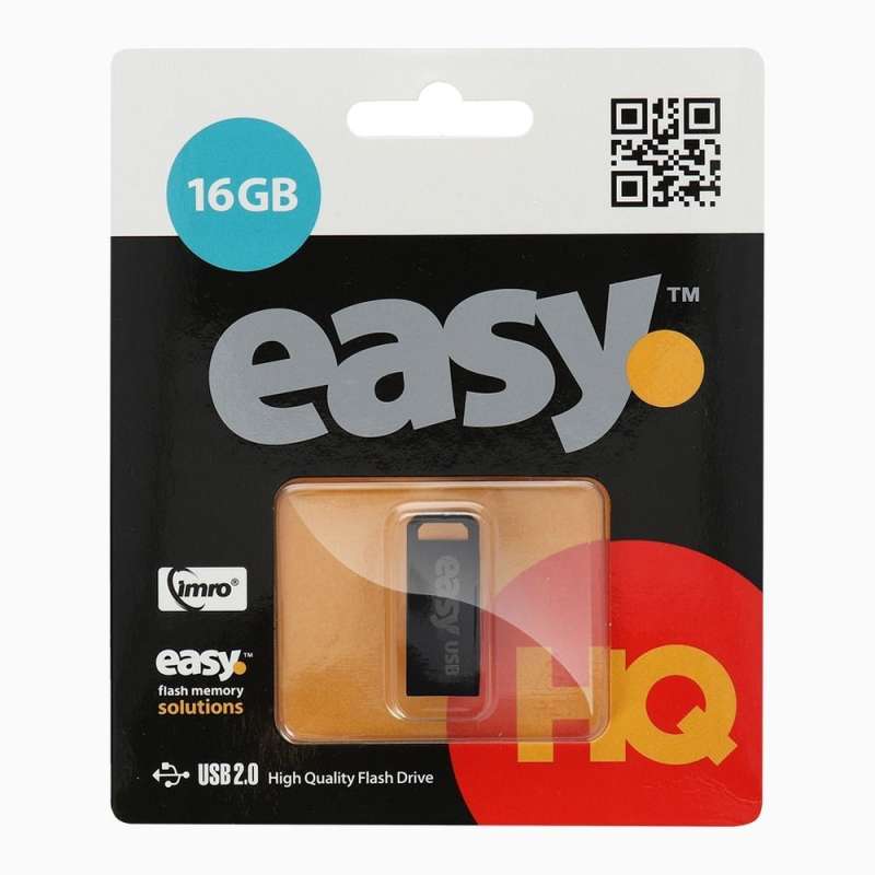 SPOTT-GR IMRO Easy - USB Stick 16GB USB2.0 σε Μαύρο Χρώμα