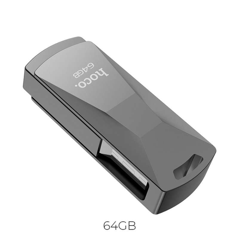 SPOTT-GR Hoco UD5 - USB Stick 64GB USB3.0 - Γκρι