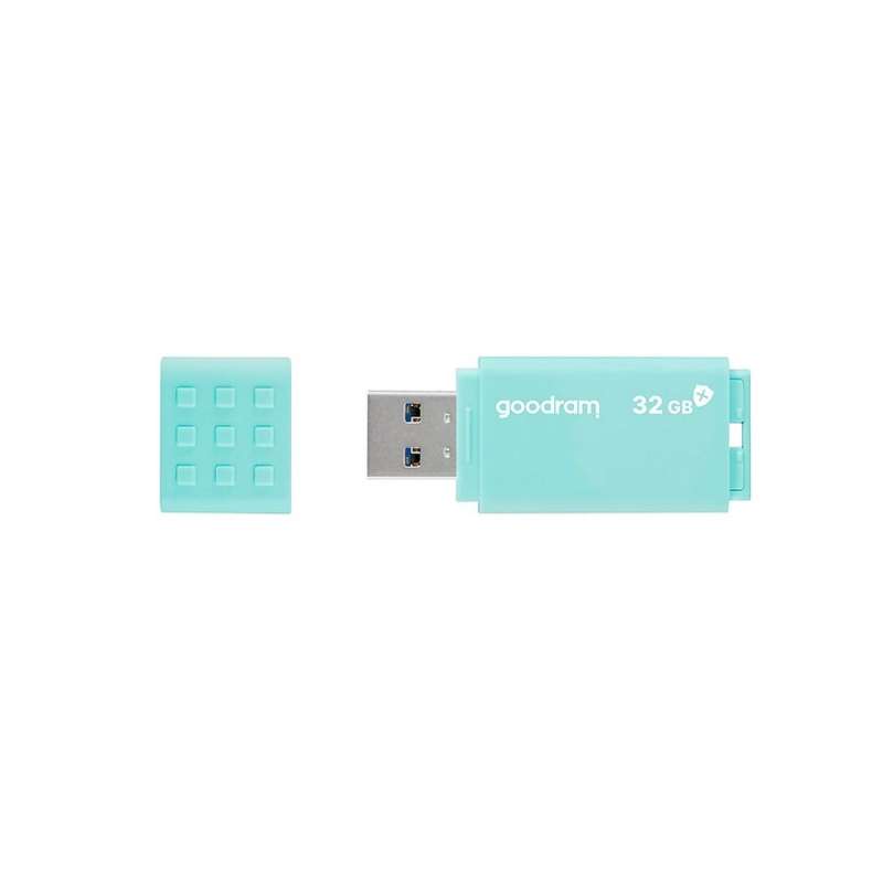 SPOTT-GR GoodRAM UME3 - USB Stick 32GB USB3.0 με Αντιβακτηριακή Προστασία σε Πράσινο Χρώμα