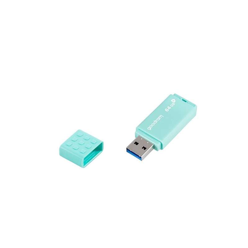 SPOTT-GR GoodRAM UME3 - USB Stick 64GB USB3.0 με Αντιβακτηριακή Προστασία σε Πράσινο Χρώμα