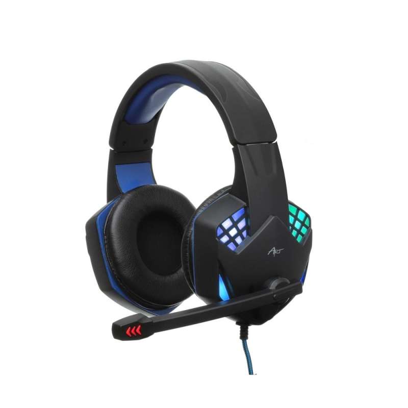 SPOTT-GR Art G11 - Ενσύρματα Gaming Ακουστικά με Καρφί 3.5mm / USB-A και Μικρόφωνο - Μαύρα