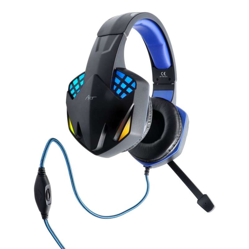 SPOTT-GR Art G11 - Ενσύρματα Gaming Ακουστικά με Καρφί 3.5mm / USB-A και Μικρόφωνο - Μαύρα
