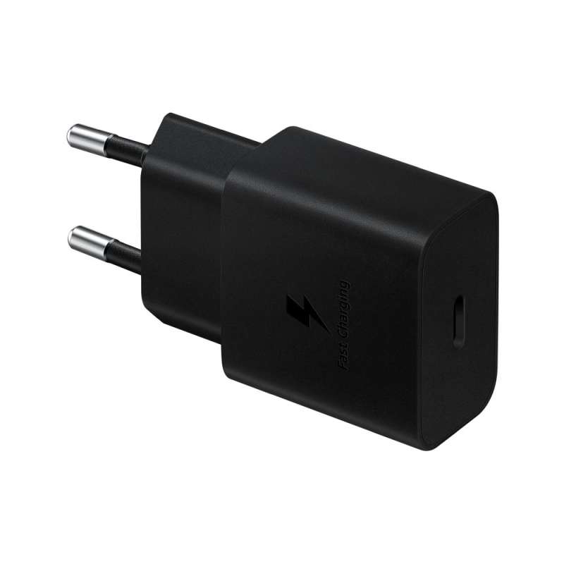 SPOTT-GR Samsung EP-T1510XBEGEU - Γνήσιος Φορτιστής Type-C με Καλώδιο Type-C σε Type-C PD 3A 15W σε Μαύρο Χρώμα