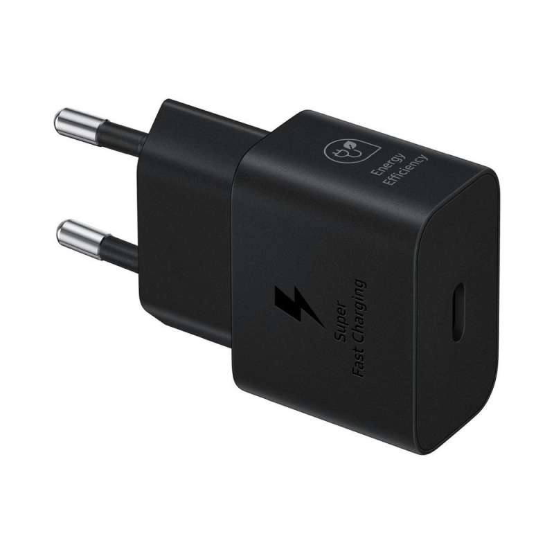 SPOTT-GR Samsung EP-T2510NBEGEU - Γνήσιος Φορτιστής Type-C PD 3A 25W GaN σε Μαύρο Χρώμα