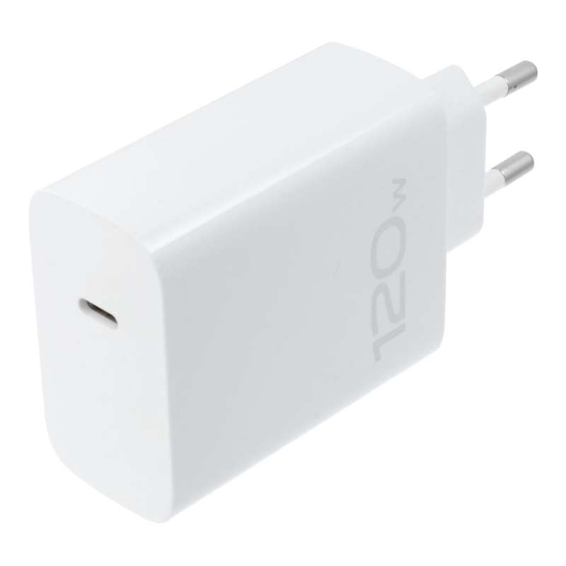 SPOTT-GR Vivo V12060L1B0 - Γνήσιος Φορτιστής Flash Charge με Υποδοχή Type-C 3A 120W σε Άσπρο Xρώμα (Bulk Package)