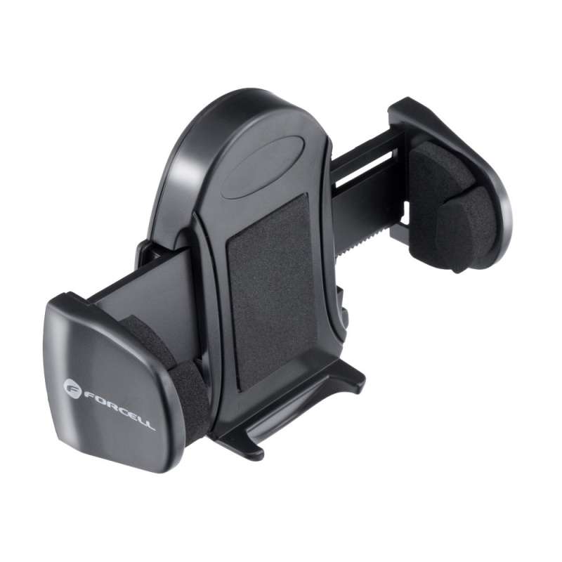 SPOTT-GR Forcell F-Grip Oval - Βάση Κινητού για Ταμπλό / Παρμπρίζ Αυτοκινήτου με Βραχίονα 17cm σε Μαύρο Χρώμα