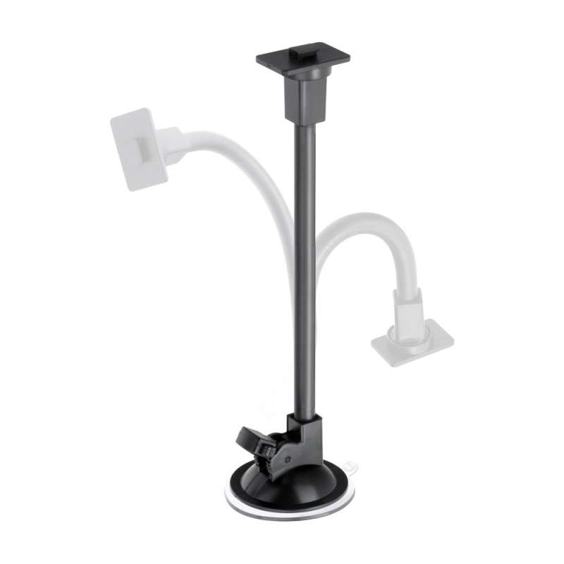 SPOTT-GR Forcell F-Grip Oval - Βάση Κινητού για Ταμπλό / Παρμπρίζ Αυτοκινήτου με Βραχίονα 27cm σε Μαύρο Χρώμα