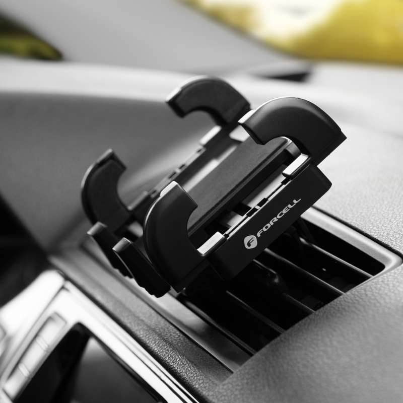 SPOTT-GR Forcell F-Grip Regular - Απλή Βάση Κινητού για Αεραγωγό Αυτοκινήτου σε Μαύρο Χρώμα