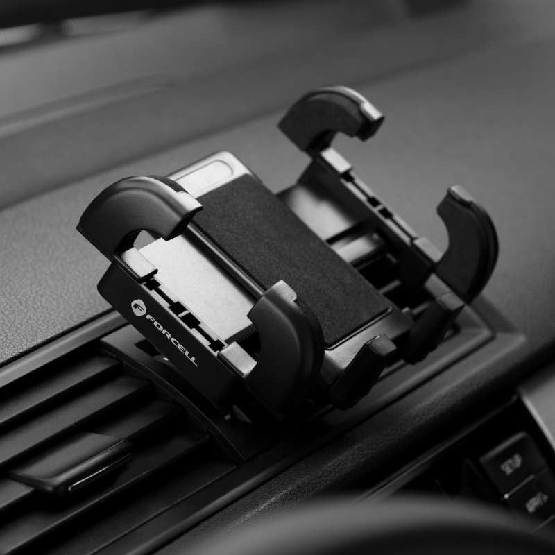 SPOTT-GR Forcell F-Grip Regular - Απλή Βάση Κινητού για Αεραγωγό Αυτοκινήτου σε Μαύρο Χρώμα