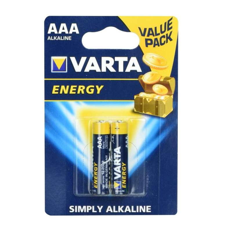 SPOTT-GR Varta Αλκαλικές Μπαταρίες R3 (AAA) Energy (Σετ 2 Τεμάχια)