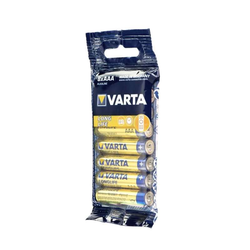 SPOTT-GR Varta R3 LongLife - Αλκαλικές Μπαταρίες (AAA) 1.5V (Σετ 8 Τεμάχια)