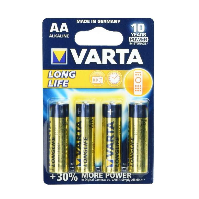 SPOTT-GR Varta R6 LongLife - Αλκαλικές Μπαταρίες (AA) 1.5V (Σετ 4 Τεμάχια)