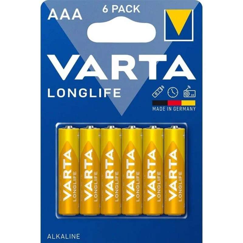 SPOTT-GR Varta Αλκαλικές Μπαταρίες R3 (AAA) LongLife (Σετ 6 Τεμάχια)