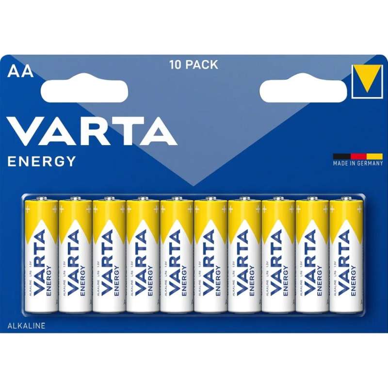 SPOTT-GR Varta Αλκαλικές Μπαταρίες R6 (AA) Energy (Σετ 10 Τεμάχια)
