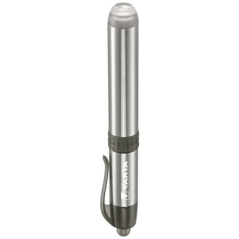 SPOTT-GR Varta 101421 Work Flex Pocket Light - Φακός Τσέπης LED με 1 x Μπαταρία R3 (AAA) σε Ασημί Χρώμα