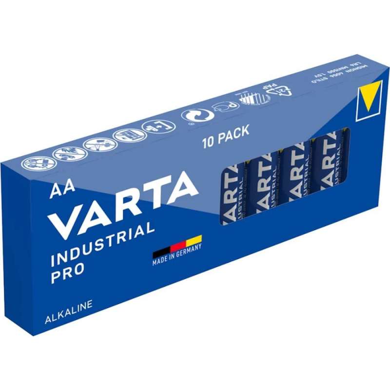 SPOTT-GR Varta R6 Industrial Pro - Αλκαλικές Μπαταρίες (AA) 1.5V (Σετ 10 Τεμάχια)