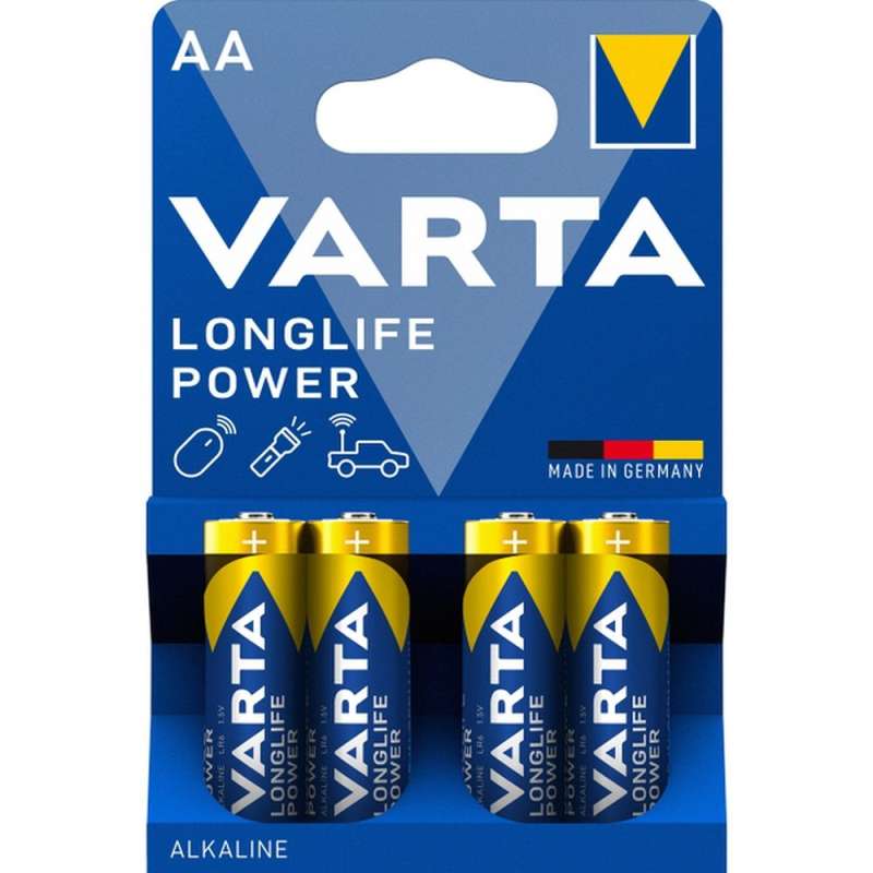 SPOTT-GR Varta R6 LongLife - Αλκαλικές Μπαταρίες (AA) 1.5V (Σετ 4 Τεμάχια)