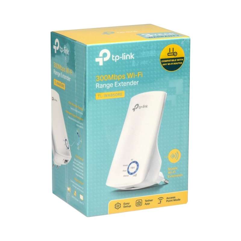 SPOTT-GR TP-LINK TL-WA850RE v7 WiFi Extender Single Band (2.4GHz) 300Mbps