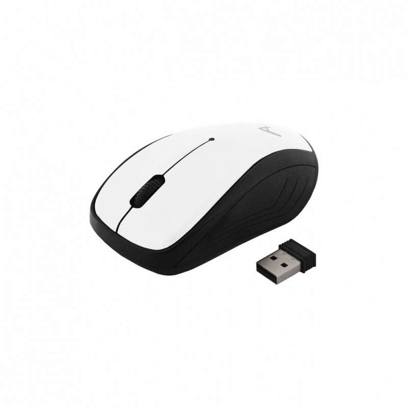 SPOTT-GR Art wireless computer mouse 2400 dpi AM-92 - Άσπρη