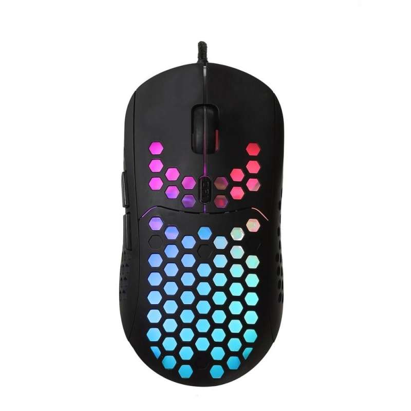 SPOTT-GR Art AM-99 - Ενσύρματο Gaming Ποντίκι 6400 dpi με RGB Φωτισμό - Μαύρο