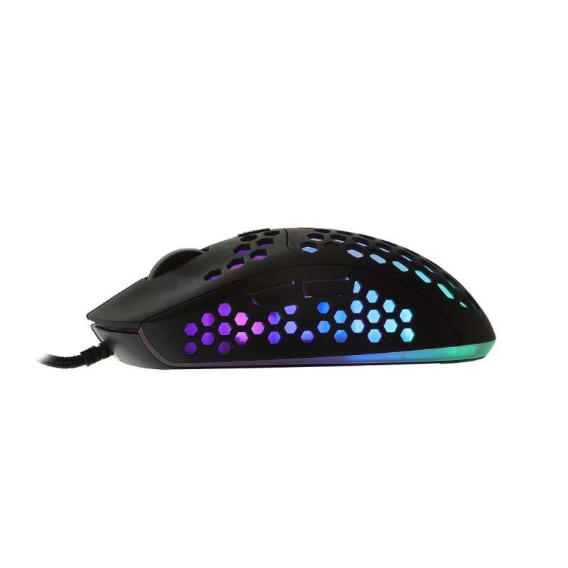 SPOTT-GR Art AM-99 - Ενσύρματο Gaming Ποντίκι 6400 dpi με RGB Φωτισμό - Μαύρο
