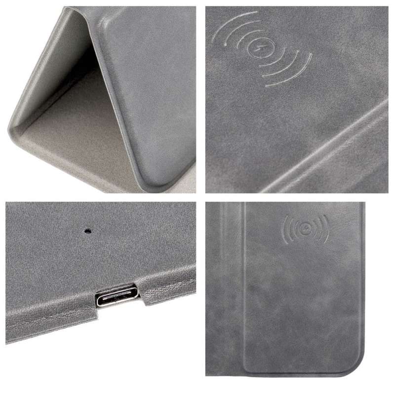 SPOTT-GR OEM OJD-82 - Mouse Pad με Ασύρματο Φορτιστή Qi 15W σε Γκρι Xρώμα