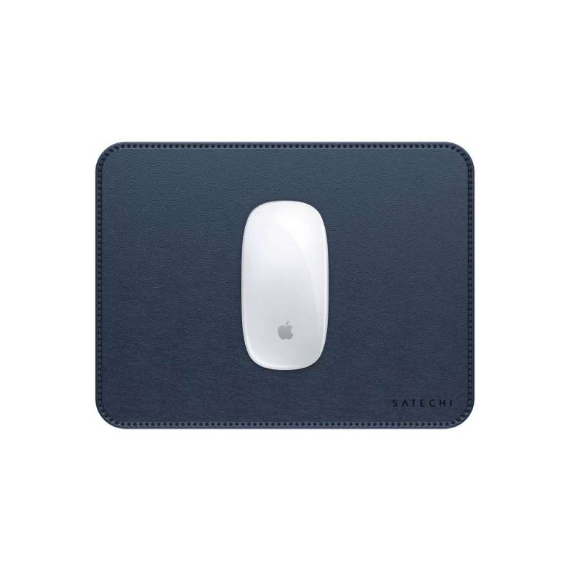 SPOTT-GR Satechi Vegan Leather Premium Mouse Pad σε Μπλε Χρώμα (ST-LMPB)