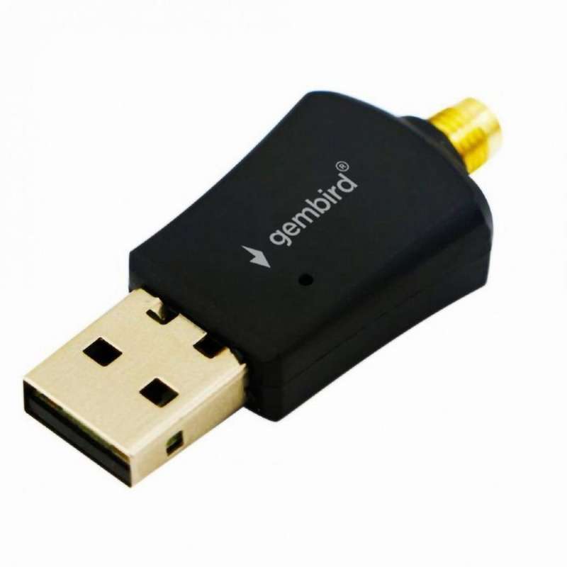 SPOTT-GR Gembird WNP-UA300P-02 - Ασύρματος USB Αντάπτορας Δικτύου WiFi 300Mbps με Εξωτερική Κεραία