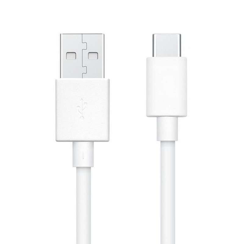 SPOTT-GR OPPO DL143 - Γνήσιο Καλώδιο USB-A σε Type-C 3A 15W 1m - Άσπρο (Bulk Package)