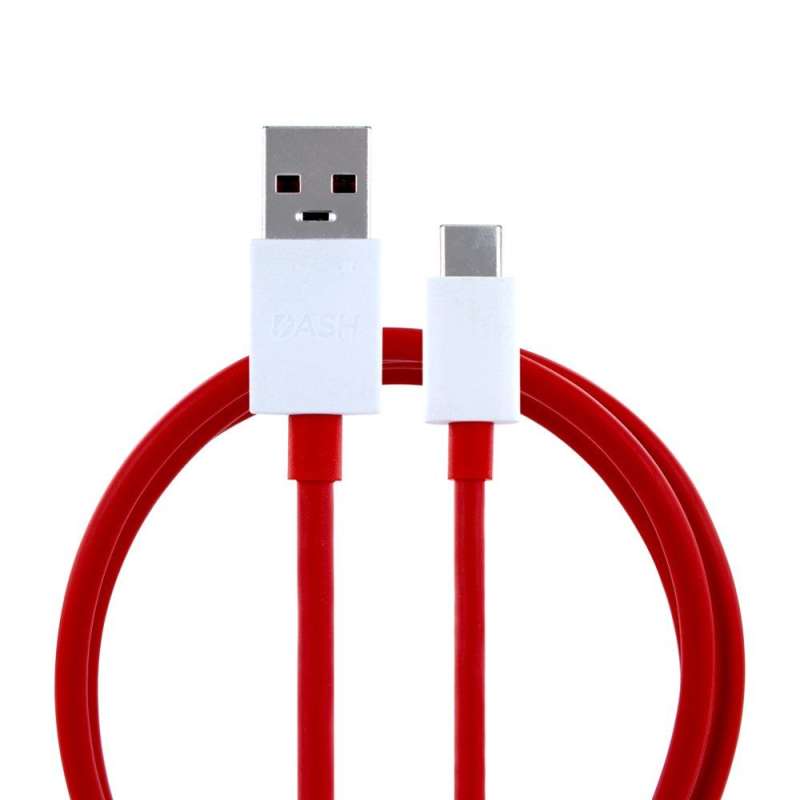 SPOTT-GR OnePlus Γνήσιο Καλώδιο USB-A σε USB Type-C 20W 1m - Κόκκινο