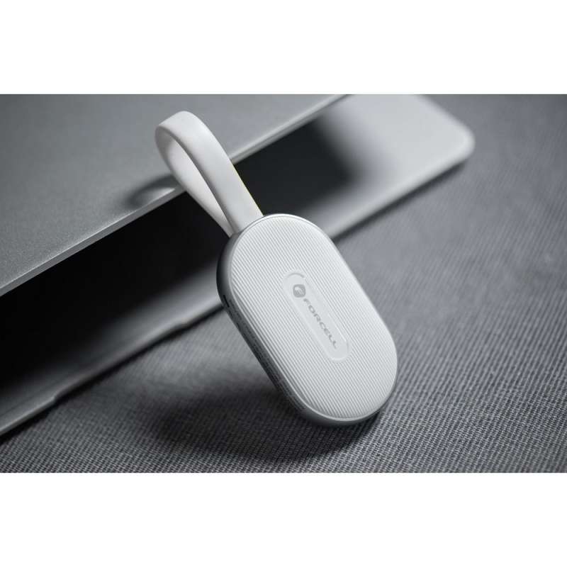SPOTT-GR Forcell F-Energy Mini Power - Power Bank για Smartwatches (1A 2.5W) 1200mAh σε Άσπρο Xρώμα