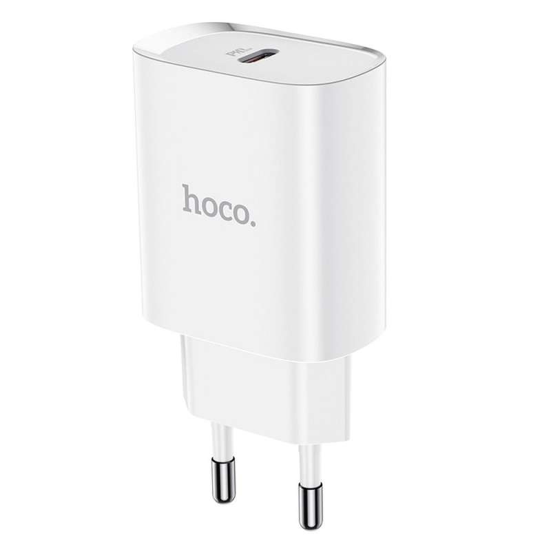 SPOTT-GR Hoco N14 - Φορτιστής με Υποδοχή Type-C PD 20W - Άσπρος