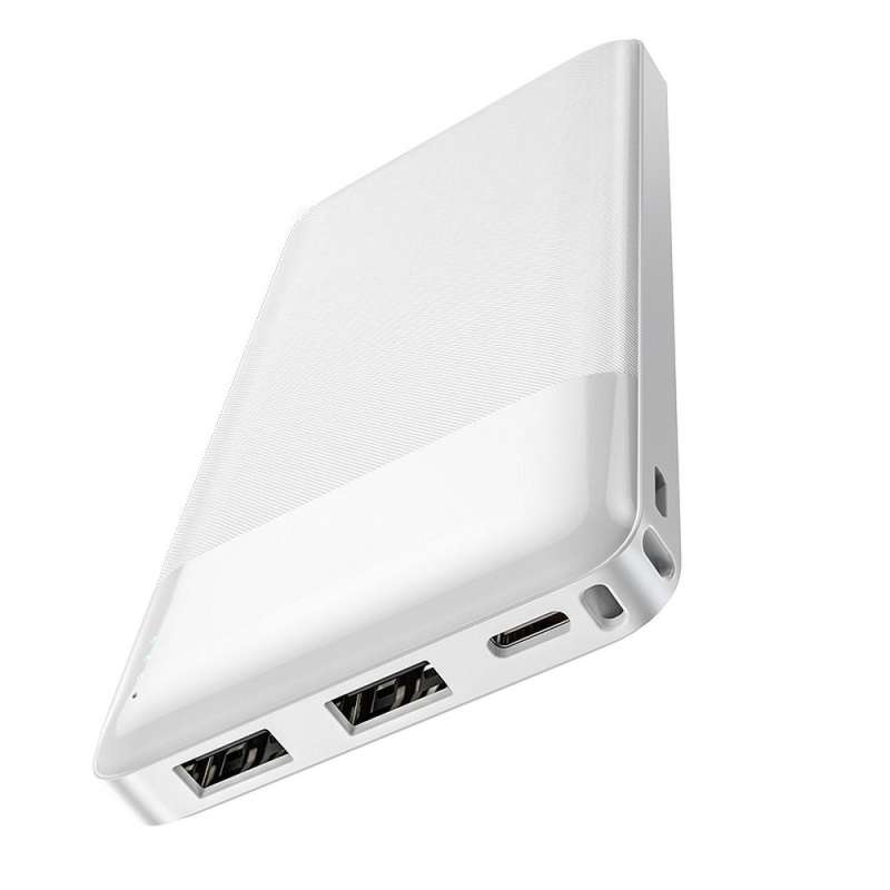 SPOTT-GR Hoco J72 - Power Bank 10000mAh 2A σε Άσπρο Xρώμα