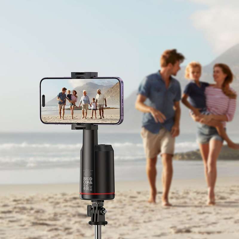 SPOTT-GR Hoco K23 - Selfie Stick / Βάση Κινητού με Δυνατότητα Περιστροφής 360 Μοιρών και Ανίχνευση Προσώπου - Μαύρο