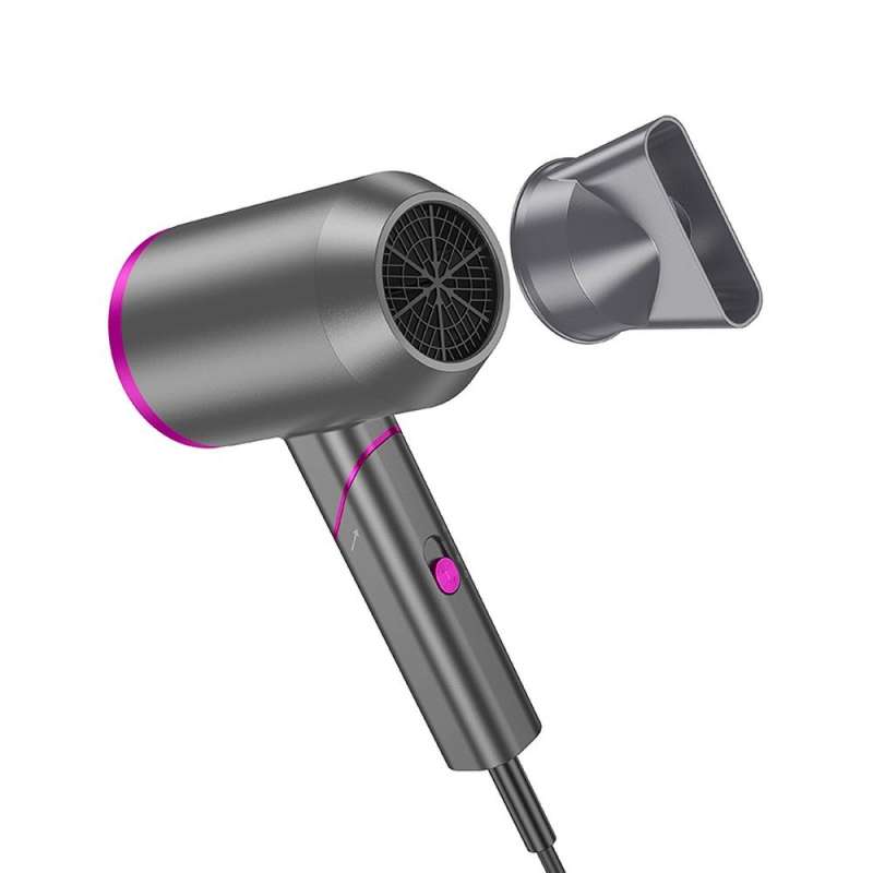 SPOTT-GR Hoco HP13 Plus - Αναδιπλούμενο Πιστολάκι Μαλλιών 1600W - Γκρι