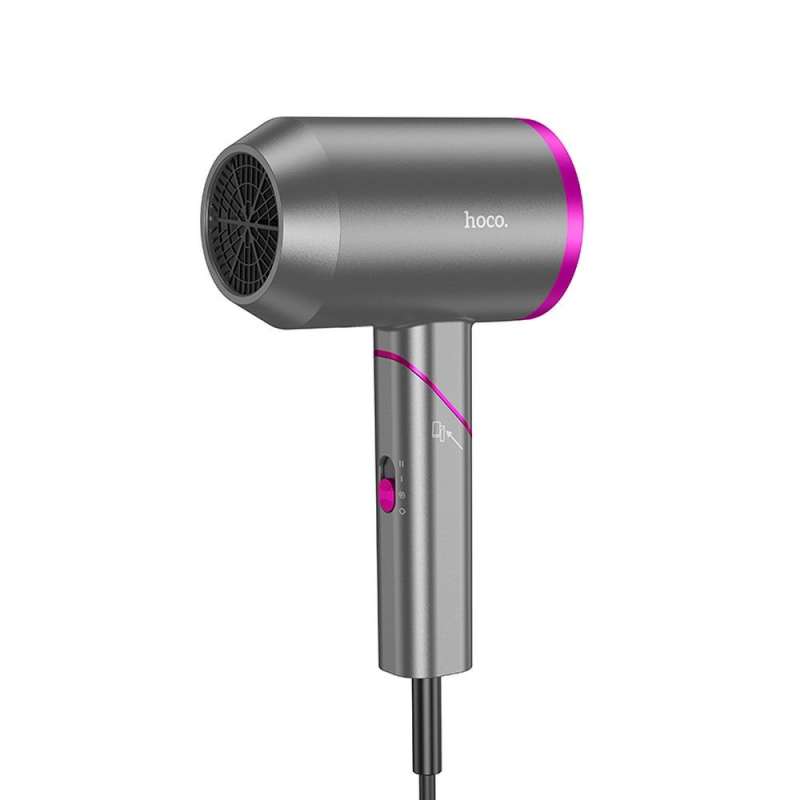 SPOTT-GR Hoco HP13 Plus - Αναδιπλούμενο Πιστολάκι Μαλλιών 1600W - Γκρι
