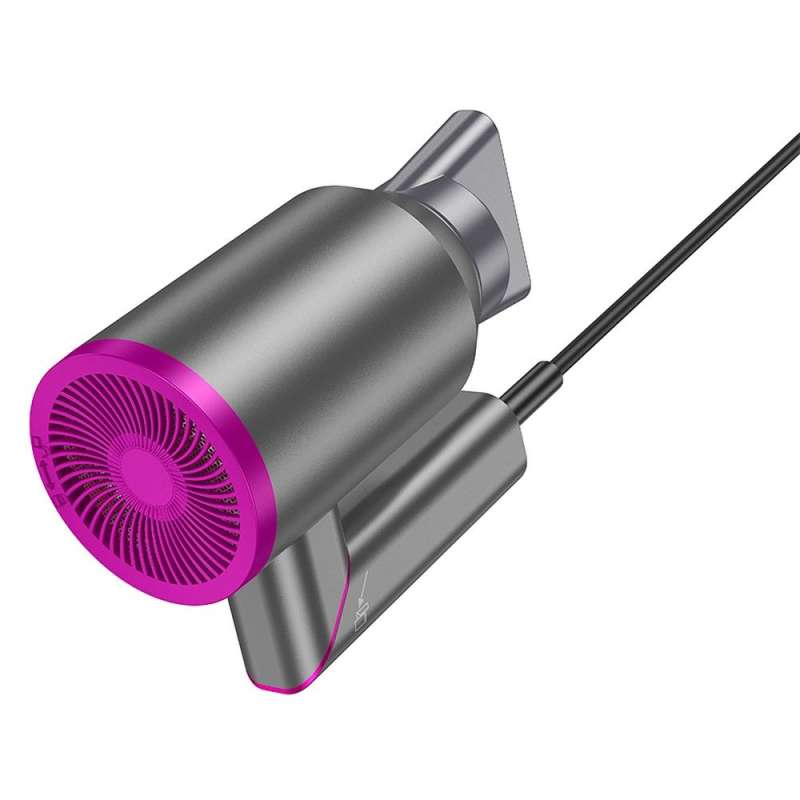 SPOTT-GR Hoco HP13 Plus - Αναδιπλούμενο Πιστολάκι Μαλλιών 1600W - Γκρι