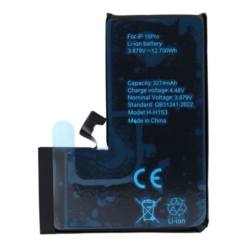 SPOTT-GR Polymer Box - Μπαταρία Αντικατάστασης για Apple iPhone 15 Pro 3274mAh