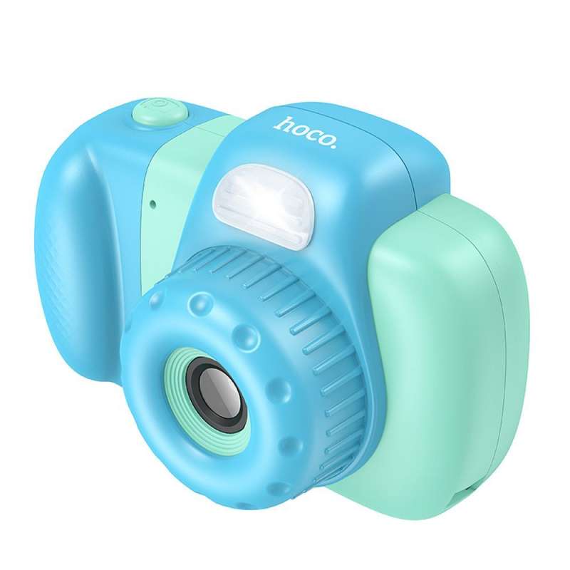 SPOTT-GR Hoco DV201 - Παιδική Φωτογραφική Μηχανή 32MP με Λειτουργία Selfie και Οθόνη 2.4 Ιντσών - Μπλε