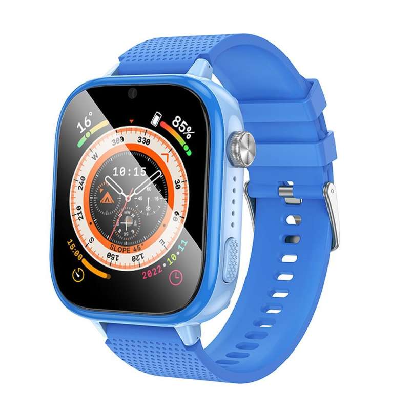 SPOTT-GR Hoco Y101 - Παιδικό Smartwatch με Δυνατότητα Κλήσεων και Υποδοχή SIM - Μπλε