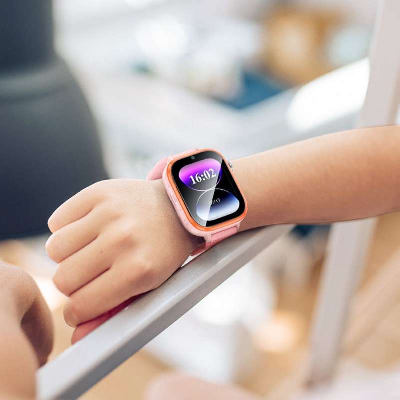 SPOTT-GR Hoco Y101 - Παιδικό Smartwatch με Δυνατότητα Κλήσεων και Υποδοχή SIM - Ροζ